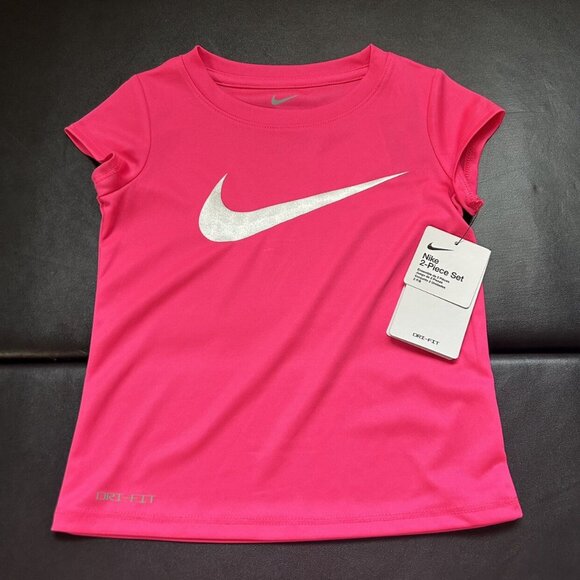 NWT Nike Glitter Athletic Set Girls Size 5 - Picture 2 of 4